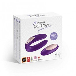 Многофункциональный стимулятор для пар Satisfyer Partner Toy Plus REMOTE, силикон, фиолетовый