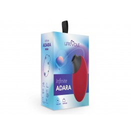 Бесконтактный вакуумный стимулятор клитора Adara, цвет бордовый (INFINITE) (One Size)