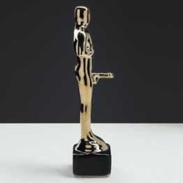 Статуэтка Оскар-самец, покрытие булат, под нанесение, 25 см
