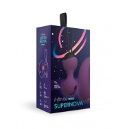 Виброшарики Кегеля с вибро-пультом ду SuperNova, цвет сливовый (INFINITE collection) (One Size)