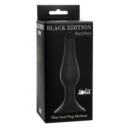 Анальная пробка Slim Anal Plug Medium Black 4206-01Lola