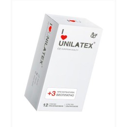 ПРЕЗЕРВАТИВЫ UNILATEX ULTRA THIN ультратонкие, 12 шт., арт. 3015