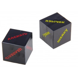 Кубик Части тела, серия для взрослых, 2кубика, 4х4х4см 190266