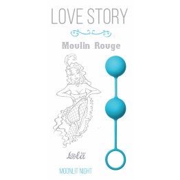 Вагинальные шарики Love Story Moulin Rouge blue 3009-03Lola