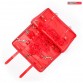 НАБОР (маска, фиксатор, ошейник с поводком, наручники, оковы, шлёпалка) цвет красный арт. NTU-80623
